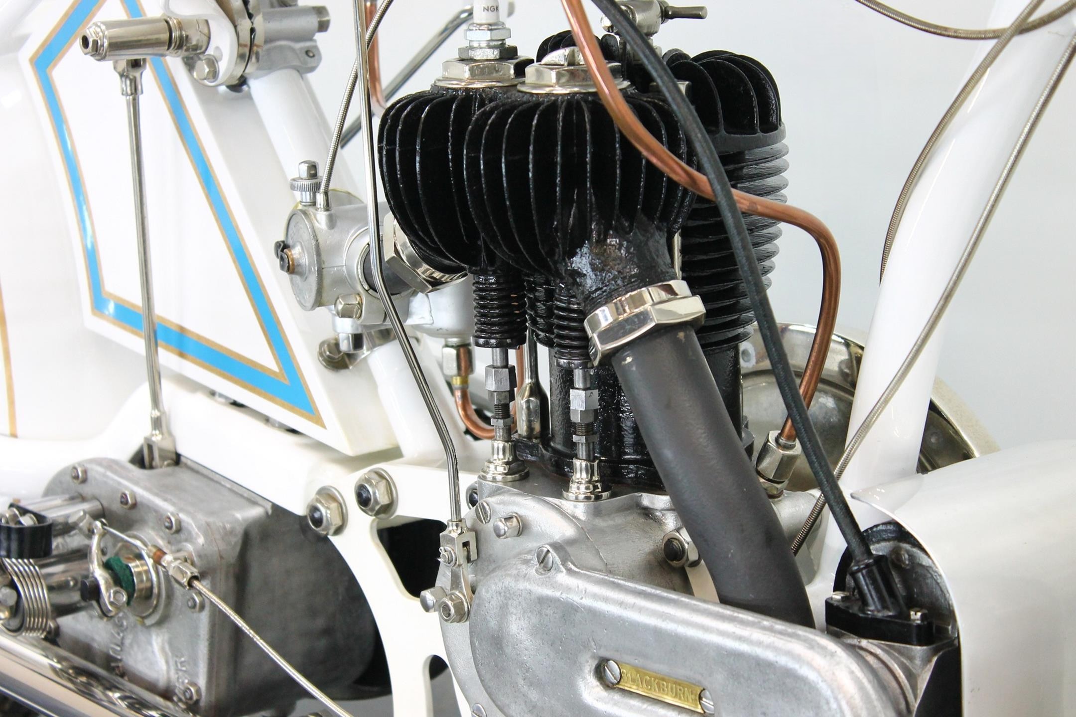 1913 Excelsior Model 4 1/4hp Blackburne engine system